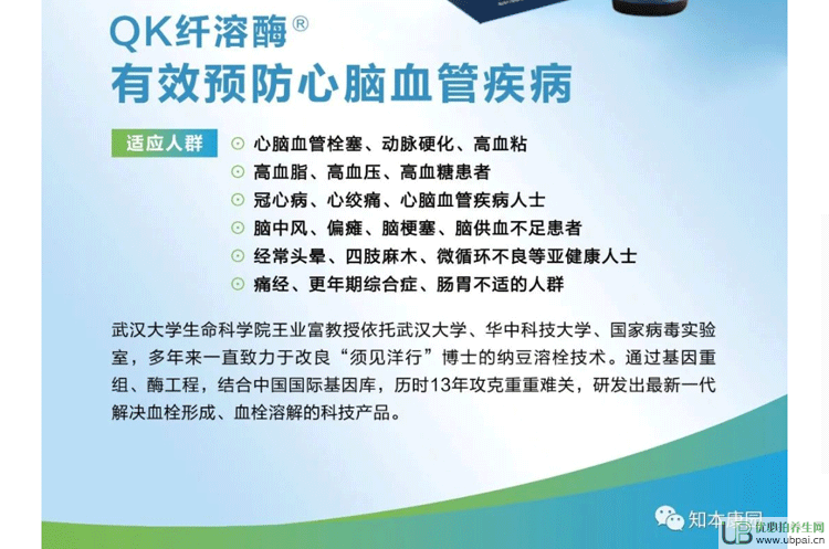 王業富教授一分鐘講解Qk纖溶酶(即心雪康)如何靶向溶解血栓!